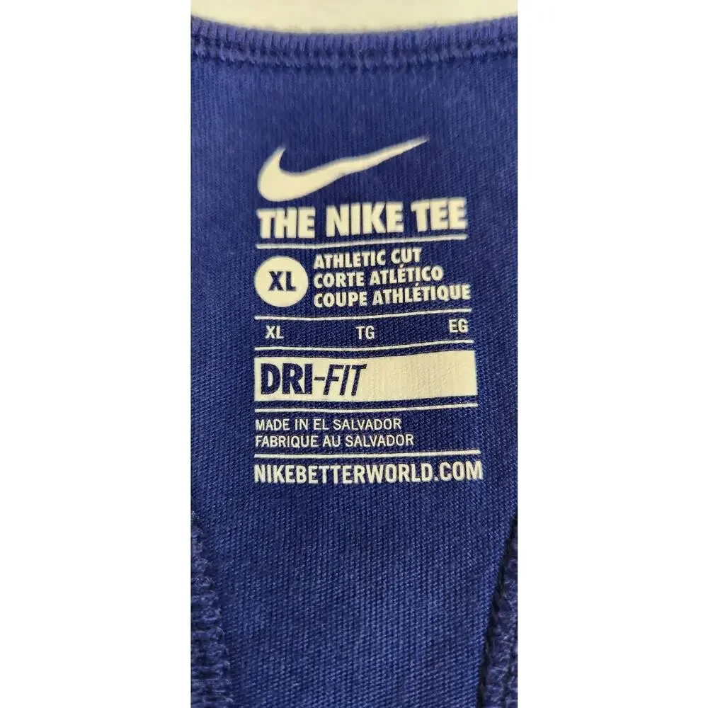Pre Owned Nike Women's Tank Top Just Do It. Size XL Color Royal Blue